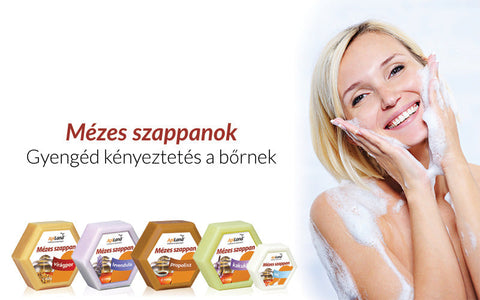Használjon természetes szappanokat méhészeti összetevőkkel!