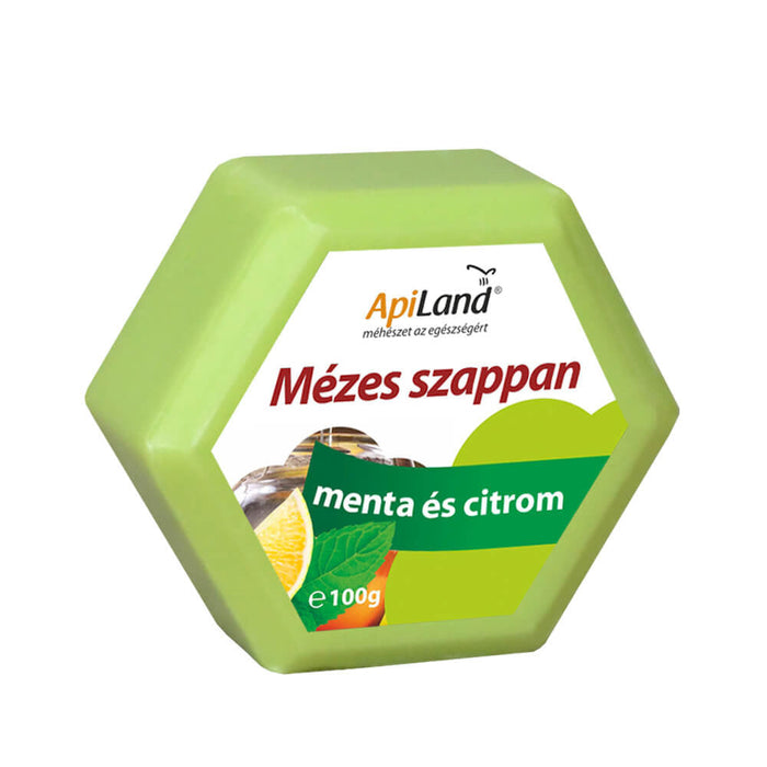 Mézes, mentás és citromos szappan - 100g