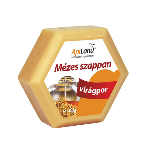 Mézes és virágporos szappan - 100g