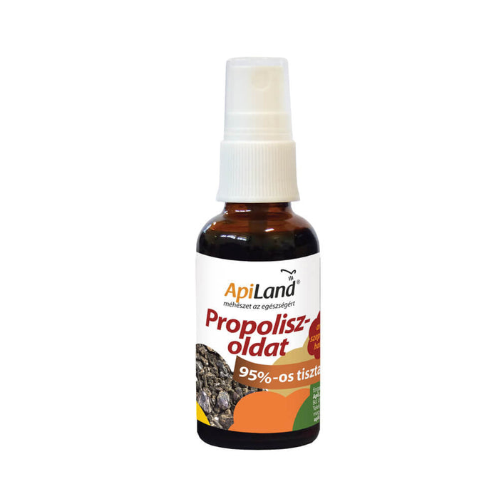 95%-os tisztaságú propoliszos szorófejes üvegcsében - 30ml