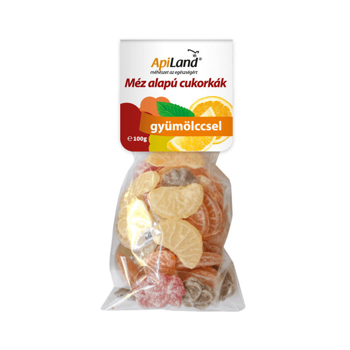 Mézes és gyümölcsös cukorkák - 100g