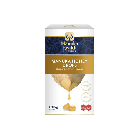 Manuka MGO™ 400+ mézes cukorka gyömbér és citrom ízesítéssel